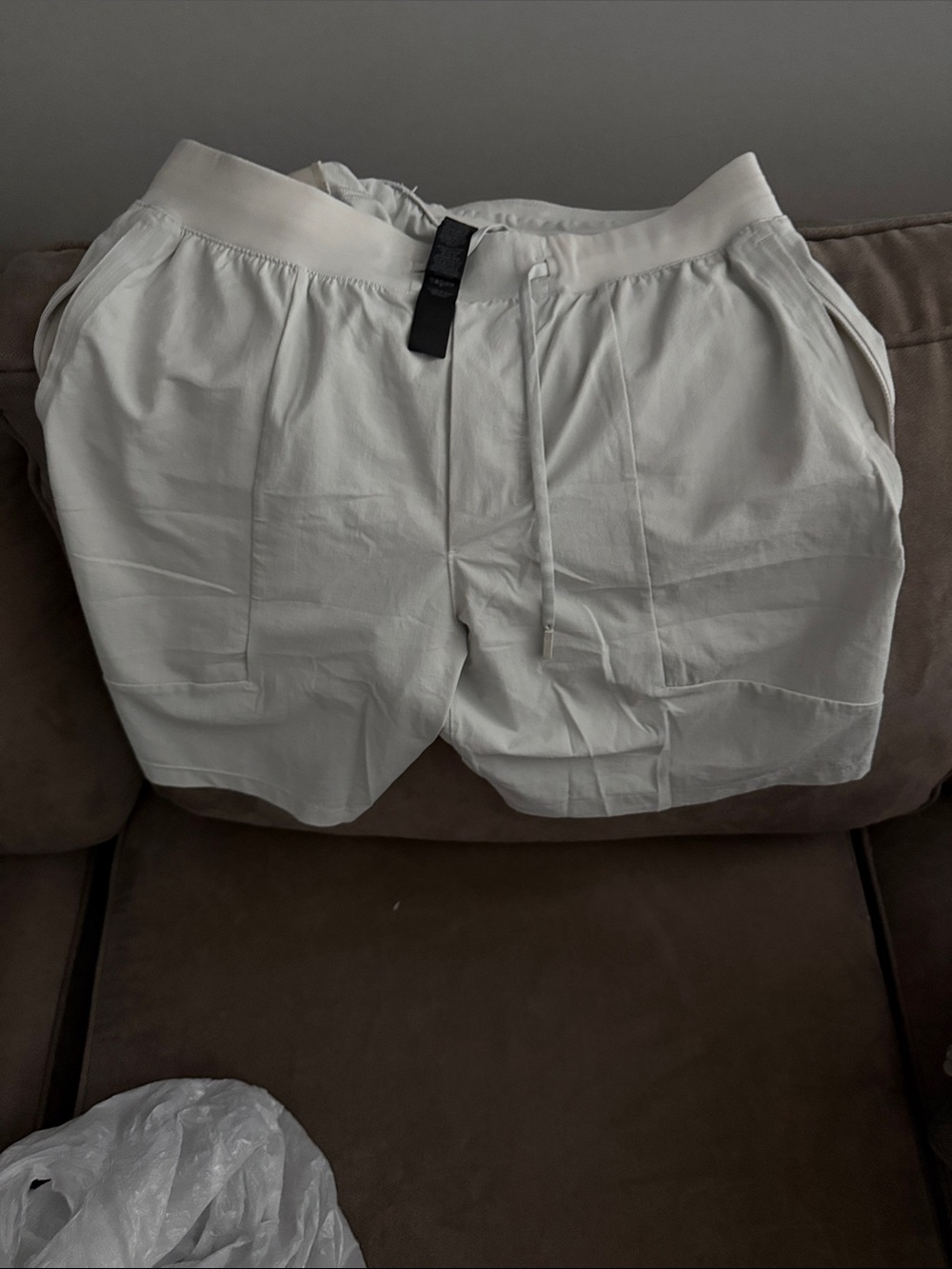 lululemon athletica White Men's Hybrid Drawstring Shorts